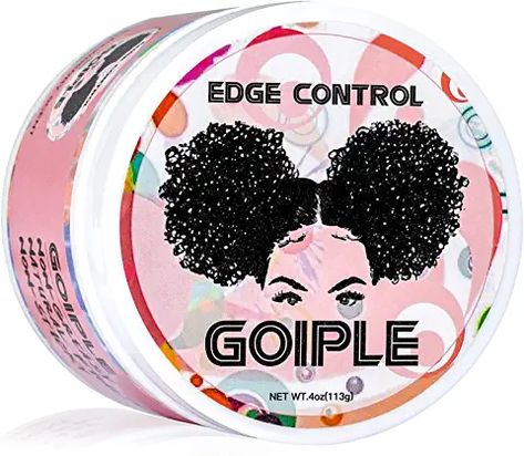 Goiple Edge Control Wax for Women Strong Hold Non-greasy Edge Smoother Strawberry Scent 4oz Best Edge Control, Strawberry Scent, Gel Hair, Edge Control, Natural Wigs, Greasy Hair Hairstyles, Hair Wax, Sweet Peach, Frizz Control