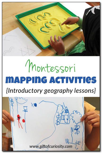 6 Montessori mapping activities to help children learn about geography. #5 was by far my kids' favorite! #Montessori #geography #mapping || Gift of Curiosity Mapping Activities, Preschool Social Studies, Fall Science, Montessori Geography, Geography For Kids, Geography Activities, Kindergarten Social Studies, Homeschool Geography, Map Projects