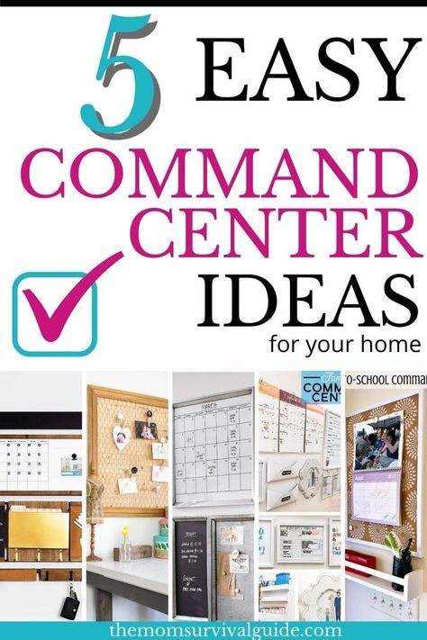 Check out these command center ideas if you want some great organization ideas for the home. Having a family command center can make your home run better. Find out what to put in a family command center to make it work for your family. Some of these command center set up ideas will help you decide. Or purchase one of the best command centers for your home so you have everything you need to organize your home better. |kids| |wall organizer| |entryway| Mail Sorting Station Diy, Diy Command Center Dollar Store, Command Station Ideas, Mail Command Center, Calendar Mail Organizer Wall, Diy Command Center Ideas, Home Organization Wall Command Centers, Home Message Center Ideas, Diy Wall Organizer Office