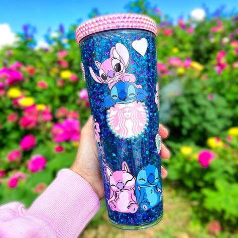 The lilo & stitch snowglobe tumbler with the snowglobe lid has made a comeback 💙 I tweaked a few things this time so it’s even better than before🤩 There’s only one available though and it went so quick last year🫣 Also here’s a peek at our hello kitty snowglobe 👀 Snowglobe Tumbler, Lilo Stitch, Lilo And Stitch, Snow Globes, Hello Kitty, Tumbler, Kitty