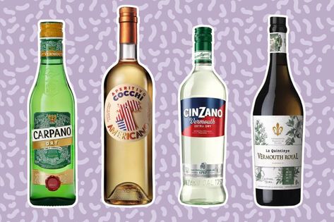 Vermouth is a fortified wine flavored with botanicals. We researched the best dry vermouths to use in cocktails, dinner recipes, and beyond. Vermouth Drinks, Dry Gin Martini, Italian Cocktail Recipes, Best Martini, Summer Martinis, Best Martini Recipes, Home Bartender, Gin Martini, Famous Cocktails