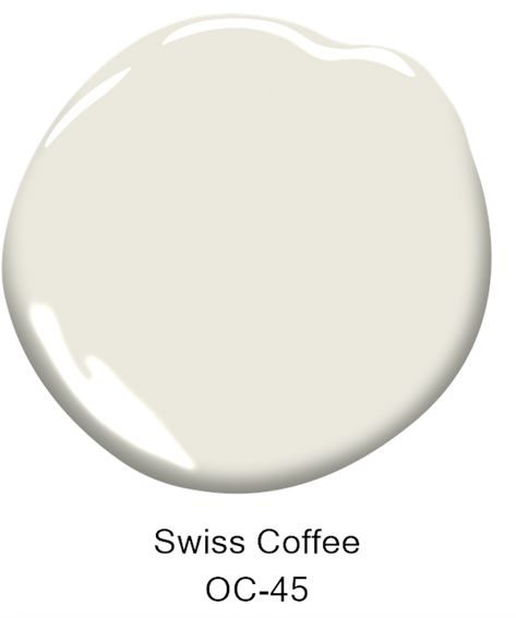 Behr Paint Colors Swiss Coffee, Swiss Coffee Paint With White Trim, Swiss Coffee Benjamin Moore Bathroom, Benjamin Moore Swiss Coffee Palette, Swiss Coffee 75% Benjamin Moore, Swiss Coffee Walls And Trim, Swiss Coffee Benjamin Moore Bedroom, Sw Swiss Coffee, Swiss Coffee Sherwin Williams