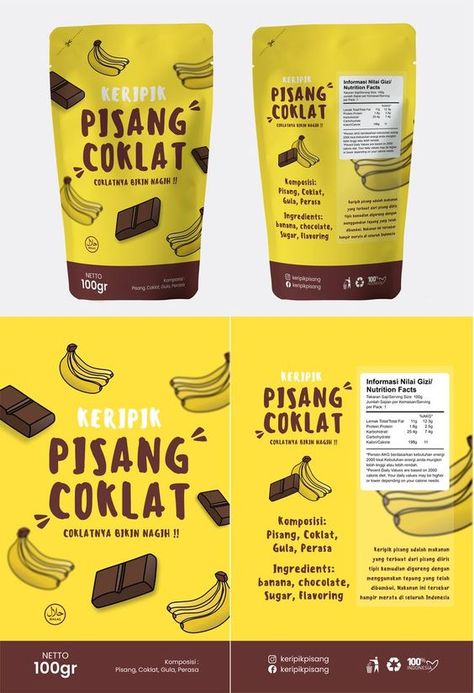 Rollup Design, Chip Packaging, Biscuits Packaging, Packaging Snack, Chocolate Packaging Design, Packaging Template Design, Desain Buklet, Packaging Label Design, Illustrator Design Tutorial