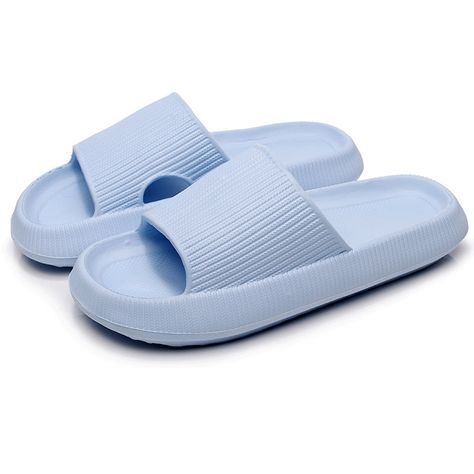 Women's thick platform Cloud Slippers - perfect for the beach, around the pool, in the bathroom. Anti-slip Please note: these are ordered on-demand and can take up to 30 days to deliver Search "cloud slippers" for other colors SPECIFICATIONS: With Platforms: Yes Upper Material: EVA Shoes Type: Slides Platform Height: 3-5cm Outsole Material: EVA Insole Material: EVA Heel Type: Flat with Heel Height: Flat (≤1cm) Fit: Fits true to size, take your normal size Cloud Slippers, Indoor Slides, Colorful Slippers, Slippers Summer, Platform Flats, Comfortable Slippers, Summer Heels, Beach Slippers, Slides Women