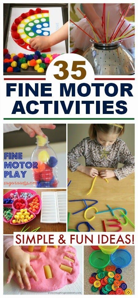 35 simple & engaging fine motor activities for kids; lots of fun ideas that can be set up in seconds! Occupational Therapy Activities For Preschoolers, Homemade Fine Motor Activities, List Of Fine Motor Activities For Preschoolers, Dollar Tree Fine Motor Activities, Fine Motor Skills Activities For 3-4, Ecfe Ideas, Diy Geoboard, Teacher Diy, Nanny Life