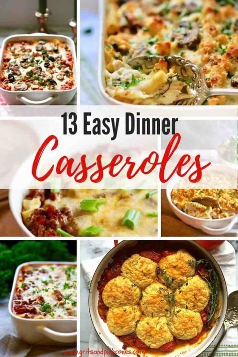 Easy Chicken Casseroles, Easy Dinner Casserole Recipes, Vegetarian Casseroles, Food Casseroles, Chicken Potato Casserole, Sweet Potato Casserole Easy, Easy Baked Ziti, Dinner Casserole Recipes, Easy Dinner Casseroles