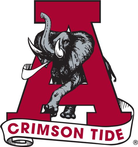 Alabama Vs Auburn, Alabama Logo, Alabama College, Tide Logo, Alabama Crimson Tide Logo, Alabama Football Roll Tide, Alabama Roll Tide, Elephant Logo, University Logo