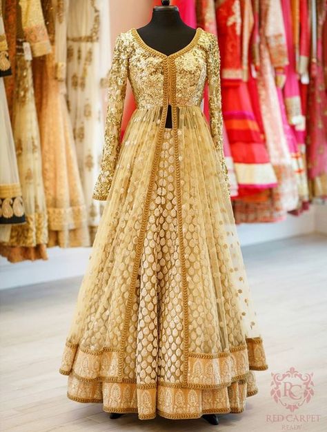 https://facebook.com/punjabisboutique Pinterest : @nivetas Anarkali Lehenga, Salwar Kamiz, Red Lehenga, Indian Gowns Dresses, Indian Gowns, Indian Bridal Outfits, Dress Indian Style, Indian Wedding Outfits, Lehenga Designs