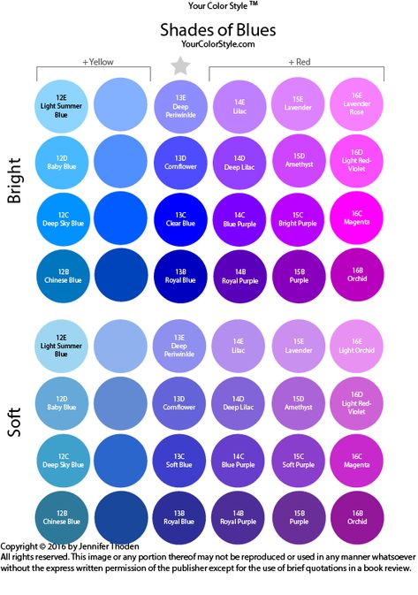 Discover which shades of blue look best on you. Download my free shades of blue color sheet that SHOWS you different shades of blue based on the Your Color Style™ system... this is the perfect reference when shopping for your BEST blue. #warmblue #coolblue #blue #shadesofblue Types Of Blue Colour, Color Names Chart, Bio Pool, Your Color Style, Blue Shades Colors, Different Shades Of Blue, Color Mixing Chart, Winter Color Palette, Seasonal Color Analysis