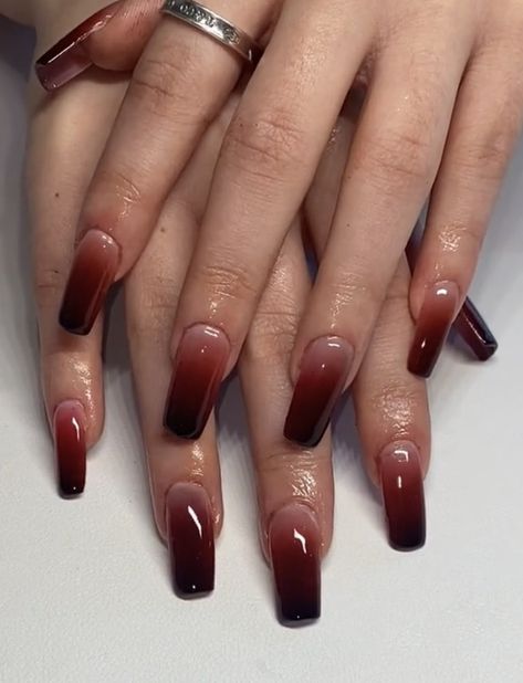 Dark Brown Ombre Nails, Brown Ombre Nails Acrylic, Brown Ombre Nails, Character Customization, Dark Brown Ombre, Brown Ombre, Nails Acrylic, Ombre Nails, Dark Brown