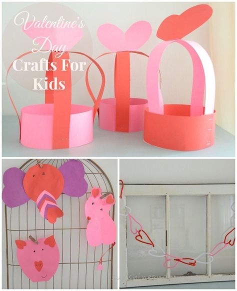 3 Simple Valentine's Crafts Quick Valentine Crafts, Valentine Craft Kids Easy, Keto Easy, Easy Valentine Crafts, Valentine's Day Crafts For Kids, Love Valentines Day, Preschool Valentines, Valentine Activities, Toddler Valentines