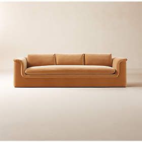 Faible Wheat Performance Velvet Sofa | CB2 Canada Brown Velvet Sofa, Velvet Lounge Chair, Chenille Sofa, Black Leather Sofas, Green Velvet Sofa, Velvet Couch, Sofa Review, Mesa Exterior, Tufted Sofa