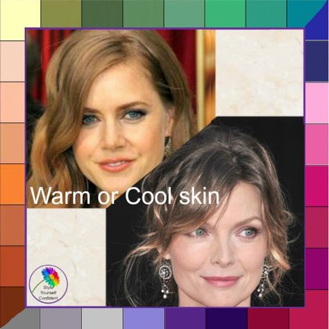 Warm or Cool skin tone #skin tone #warm or cool https://www.style-yourself-confident.com/warm-or-cool-skin.html