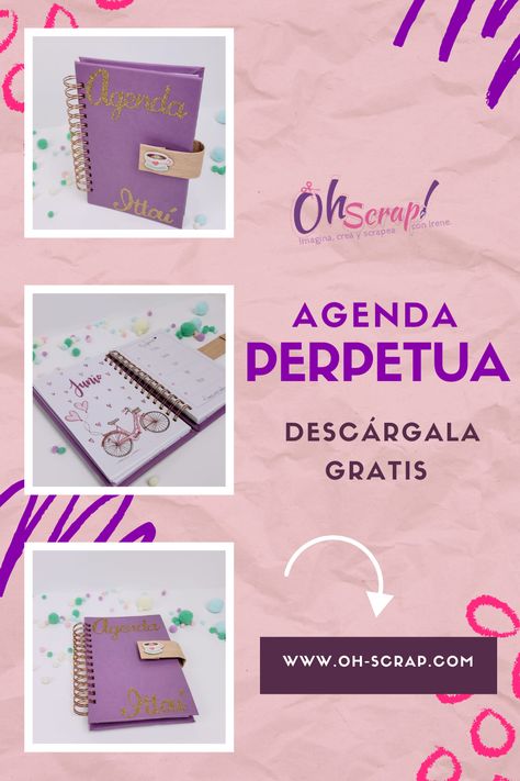 Descarga está hermosa agenda Perpetua para 2021 y encuentra el tutorial completo para decorarla en mi canal de Youtube ¡Gracias mis corazones por compartir conmigo estos proyectos tan bellos! Que lo disfruten y tengan muy FELIZ SCRAP 💕🤩 #Agenda #AgendaPerpetua #Printable #Gratis 2020 Calendar Template, The Cinch, Diy Agenda, Agenda Planner, Planner Bullet Journal, Calendar Template, Ideas Para, Bullet Journal, Lily