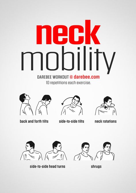 Neck Mobility Workout Neck Mobility, Forward Head Posture Exercises, Mobility Workout, Office Workout, Neck And Shoulder Muscles, Workout Program Gym, Neck Exercises, Tension Relief, Posture Exercises