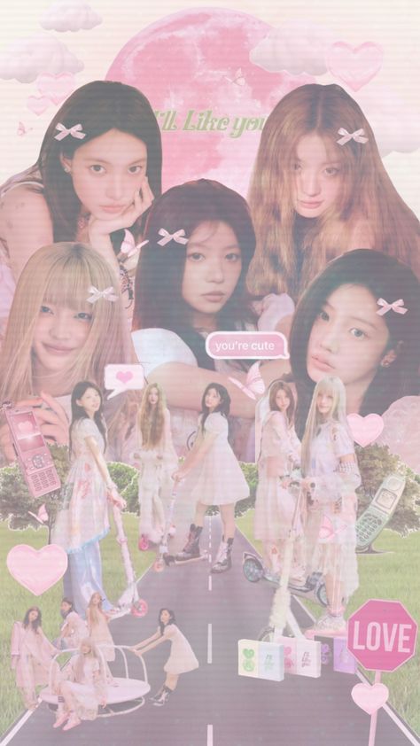 💕 𝖨’𝗅𝗅 𝖫𝗂𝗄𝖾 𝖸𝗈𝗎 #illit #illlikeyou #yunha #minju #moka #wonhee #iroha #kpop #cute #pink #green Edit Wallpaper, Kpop Iphone Wallpaper, Phone Inspiration, Best Kpop, Green Wallpaper, Cute Doodles, Kpop Groups, Cute Pink, Pop Group