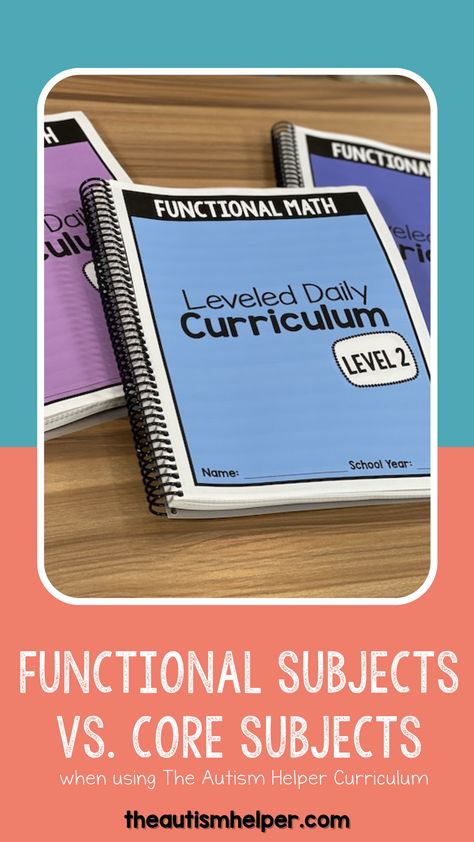 Life Skills Curriculum Middle School, Functional Life Skills Curriculum, Life Skills Math Special Education, Functional Math Special Education, Functional Academics Special Education, High School Life Skills Classroom, V Core, Functional Academics, Special Education Organization