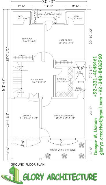 Dog Trot Floor Plans, 40x60 House Plans, 10 Marla House Plan, 30x50 House Plans, 20x40 House Plans, 30x40 House Plans, 2bhk House Plan, Indian House Plans, 3d House Plans