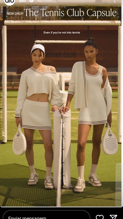 Tennis Editorial Photoshoot, Dnd Photoshoot, Athleisure Capsule Wardrobe, Healthy Aesthetic, Hoodie Outfits, Tennis Outfits, Sports Outfit, Product Development, Sporty And Rich