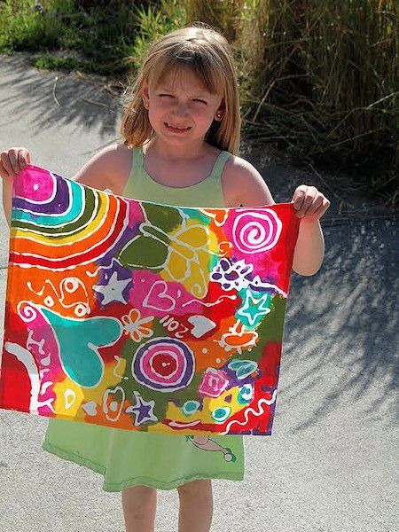 How To Make Rainbow Batik – Lesson Plans Therapeutic Art, Gel Glue, Crafty Kids, Camping Crafts, Camping Art, Elementary Art, Childrens Art, Art Club, Summer Crafts