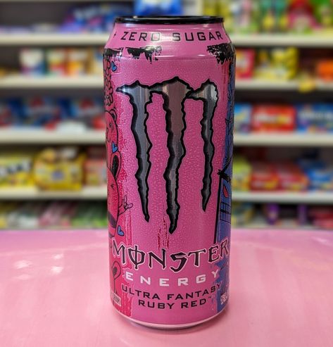 Brought to you from Candy World Lowestoft and Great Yarmouth is this Ultra Fantasy Ruby Red Monster Energy Drink.  These Newest Monster Ultra Fantasy Ruby Red Energy Drinks are imported to us from the USA. With each can containing 150mg of Caffeine and each can is 473ml.  These will be double wrapped bubblewrap in paper bubblewrap lined box for plenty of protection. Monster Ultra, Monster Energy Drinks, Candy World, Red Monster, Red Energy, Monster Crafts, Monster Energy Drink, Great Yarmouth, Energy Drink