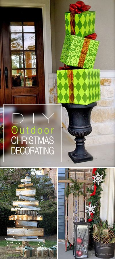 DIY Outdoor Christmas Decorating! • Ideas and Tutorials! Outdoor Christmas Diy, Christmas Light Installation, Hanging Christmas Lights, Christmas Decorating Ideas, Christmas Decorations Diy Outdoor, Outdoor Christmas Lights, Christmas Porch, Holiday Diy, Outdoor Christmas Decorations