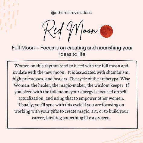 Red Moon Cycle Meaning, Red Moon Cycle Ritual, Red Witch Moon Cycle, Red Moon Witch, Red Moon Cycle Period, Red Moon Cycle, Cycle Health, Cyclical Living, Goddess Magick