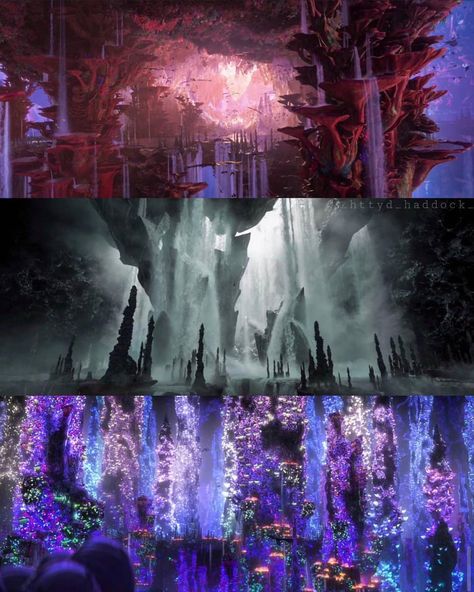 When I first saw the hidden world I was like :o. Credit to @_httyd_haddock_ ✨ - - - - - - - - - - - - - #httyd #httyd1 #httyd2 #httyd3… | Instagram Httyd Concept Art, The Hidden World, Httyd 3, Dreamworks Dragons, Httyd Dragons, Alvin And The Chipmunks, Big Animals, Dragon 2, Train Your Dragon