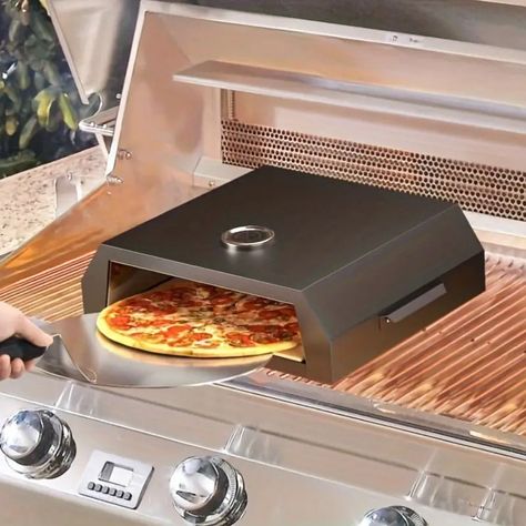 Phabules Grill Oven Built In Features - Temu Outdoor Table Top, Perfect Pizza Crust, Grill Gas, Portable Pizza Oven, Wood Burning Pizza Oven, Oven Outdoor, Gas Pizza Oven, Outdoor Bbq Grill, Pizza Maker