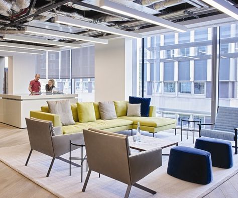 York House Office Lounge Area Design, Office Lounge Area, Reception Office, Modern Offices, Office Design Inspiration, Marble Arch, Reception Desks, Office Lounge, Lobby Interior