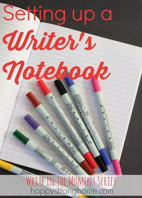 Capture those precious memories of motherhood and childhood with a writer's notebook! Join my writing workshop series and get started - first writing tip: setting up a writer's notebook! #writeinthemoment Writers Notebook, Writing Notebook, Writer Workshop, Book Writing Tips, A Notebook, Writing Workshop, Writing Resources, Writing Life, Teaching Writing