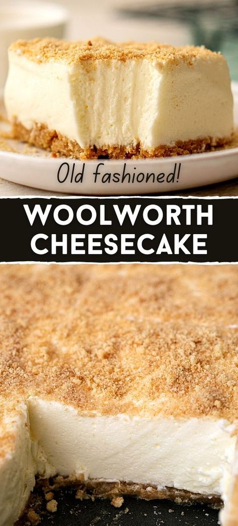 This is a perfect and easy no-bake Woolworth Cheesecake. Homemade Cheesecake Recipe, Woolworth Cheesecake Recipe, Woolworth Cheesecake, Frozen Cheesecake, Low Fat Cheese, Homemade Cheesecake, Baked Cheesecake Recipe, How To Make Cheesecake, Whip Cream