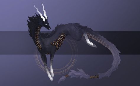 Kirin Art, Person With Wings, Dragon And Unicorn, Feathered Dragon, Unicorn Dragon, Dragon Anatomy, Mythical Creatures Fantasy, Mystical Animals, Dragon Artwork Fantasy