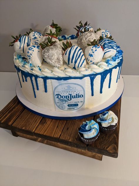 Don Julio themed Birthday cake Don Julio Cake Ideas, Don Julio Cakes, Dipped Berries, Alcohol Cake, Edible Creations, Birthday Cake Ideas, Themed Birthday Cakes, 21st Birthday, Birthday Cakes