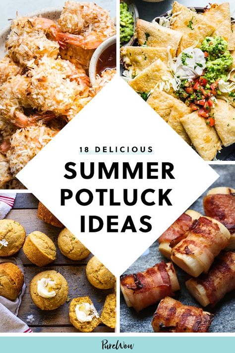 Shared Lunch Ideas, Camping Potluck Ideas, Cold Potluck Dishes, Summer Potluck Ideas, Potluck Lunch Ideas, American Picnic, Summer Potluck Dishes, Potluck Meals, Best Potluck Dishes