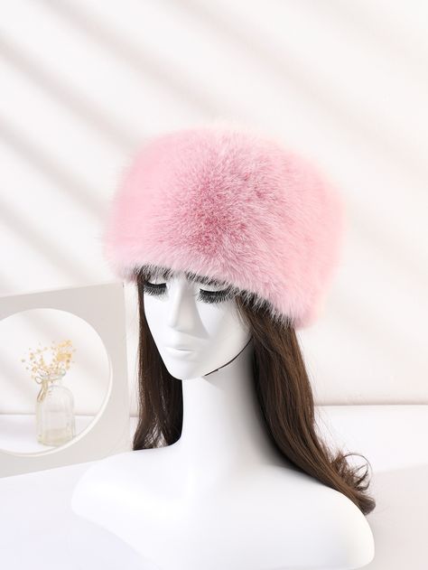 Solid Fuzzy BeretI discovered amazing products on SHEIN.com, come check them out! Women Bucket Hat, Fantasy Au, Girls Fur, Bratz Inspired Outfits, Fur Headband, Royal Clothing, Rose Bonbon, Ski Hats, Fashion Aesthetics