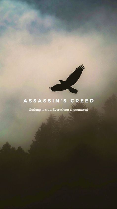 Assassins Creed Aesthetic Wallpaper, Nothing Is True Everything Is Permitted, Eagle Aesthetic Wallpaper, Assasin Creed Wallpapers, Assassin Creed Wallpaper, Assassins Creed Wallpaper Iphone, Assassins Creed Aesthetic, Assassins Creed Wallpapers, Wallpaper Eagle