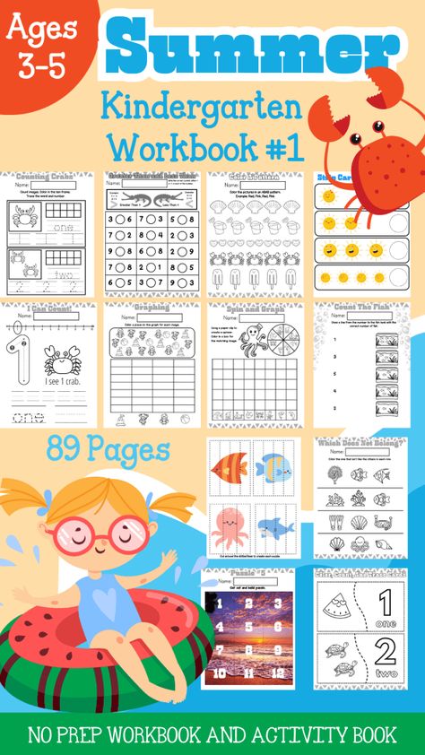 Kindergarden Math, Body Parts Preschool Activities, Raket Ph, Summer Kindergarten, Activity Workbook, Kids Worksheets Preschool, Kids Worksheets, Workbook Design, Baby Play Activities