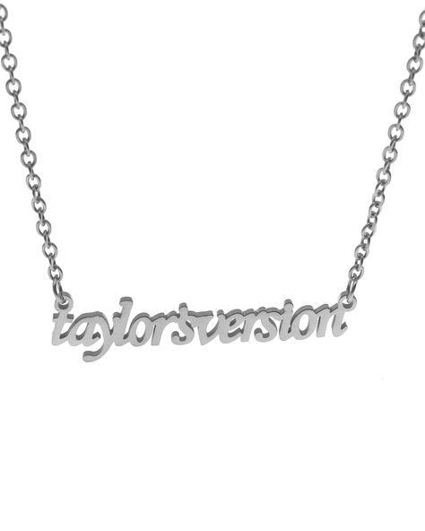 PRICES MAY VARY. SWIFTIE FOREVER: I am proud to be a Swiftie! Inspired Necklace by the TS discography aesthetic albums.It's subtle enough where you're not screaming omg I love TS MATERIAL:Silver Taylor's version necklace is made of premium stainless steel real gold plated,Hypoallergenic,No Tarnish,No Irritation. SIZE: Chain Length 40CM+5CM/16"+2",Adjustable 2" expander is available for boys,girls,men and women,It's not too long for a woman or too short for a man.Because you can adjustable and we Taylor Swift Necklace, Taylor Swift Costume, 1989 Taylor's Version, All Too Well, Outfit Jewelry, Inspired Necklace, List Ideas, Jewelry Outfit, All Is Well