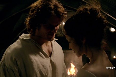 Is It Hot In Here, Outlander Wedding, Thinking About Them, Outlander Claire, Scottish Ancestry, Jamie Fraser Outlander, Outlander Jamie, Outlander Starz, Love Scenes