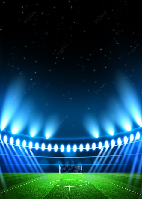 Football Field Background, Soccer Field Background, Blue Spotlight, Field Background, Football Background, Black And Blue Wallpaper, Poster Flat, Technology Posters, Baby Backdrop