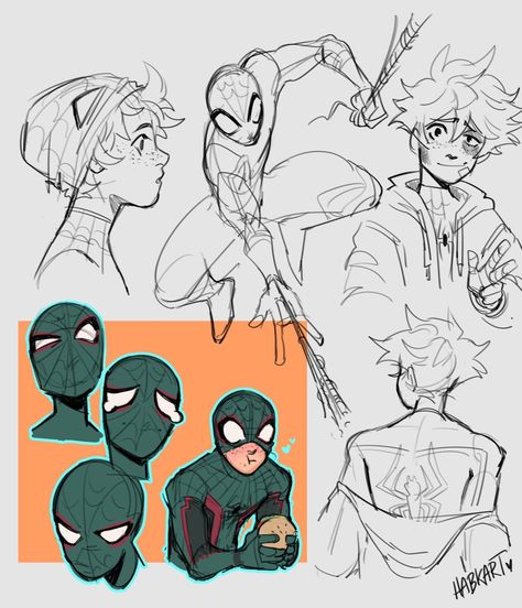 Spiderman Deku, Noodles And Tea, Mha Crossover, Spiderman Oc, Spiderman Drawing, Anime Designs, Spiderman Costume, Výtvarné Reference, Spiderman Artwork