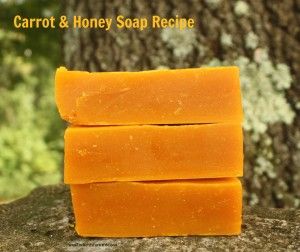 Carrot & Honey Soap Recipe Carrot Soap Recipe, Honey Soap Recipe, Homemade Soap Recipe, Laundry Soap Recipe, Carrot Seed Essential Oil, Carrot Soap, Savon Diy, Orange Soap, Cold Process Soap Recipes