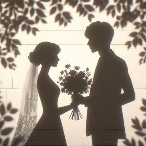 Bride And Groom Cartoon, Wedding Couple Cartoon, Aesthetic Profile Picture Cartoon Soft, Anime Wedding, Book Cover Artwork, Some Beautiful Pictures, Adventure Aesthetic, A Meme, Couple Illustration