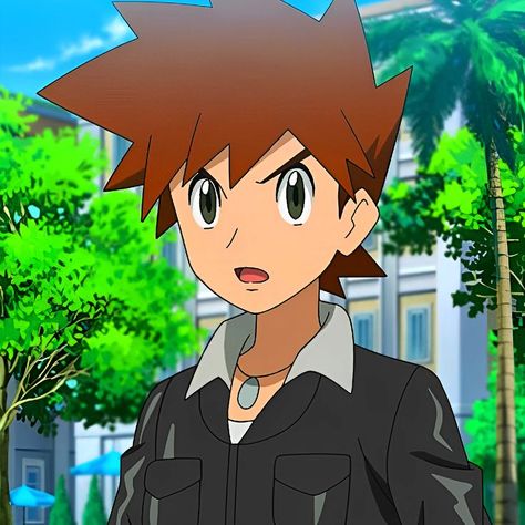 Gary Pokemon, Pokémon Journeys, Pokemon Journeys, Gary Oak, Pokemon Manga, Pokemon, Anime, Blue, Art