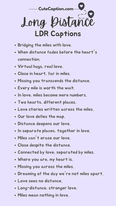 Story Ideas For Long Distance Relationship, Caption For Ldr Couple, Ig Story Ideas Boyfriend Ldr, Quotes For Distance Relationships, Qoutes About Long Distance Relationships, Long Distance Relationship Writing Prompts, Long Distance Short Quotes, Love Quotes For Us Relationships, Quotes For Ldr Relationship