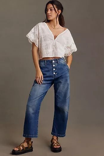 Women's Clothing | Shop Trendy Women's Clothing | Anthropologie Anthropologie Aesthetic, Anthropologie Outfits, Clothing Needs, Midi Sweater Skirt, Anthropologie Clothing, Anthropologie Style, Fits Inspo, Classic Denim Jacket, Lace Maxi