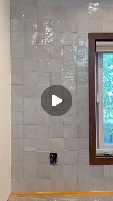 Erin Conway on Instagram: "Status report for #projectterramar We hit a snag but all is well and we’re back on track! Tile: zellige natural white 4x4 @riadtile  Counter: Calcatta Laza Oro @msisurfaces  Lighting: @perigold & @crateandbarrel linked on LTK Hardware: @rejuvenation linked on LTK" Natural White Zellige Tile, Zellige Natural White, White Zellige Tile Backsplash, Zellige Tile Kitchen, Erin Conway, Tile Zellige, Instagram Status, Zellige Tile, Kitchen Reno