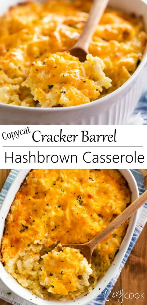 Copycat Cracker Barrel Hashbrown Casserole, Copycat Cracker Barrel Hashbrown, Cracker Barrel Hashbrown, Freeze Leftovers, Cracker Barrel Hashbrown Casserole, Copycat Cracker Barrel, Cracker Barrel Recipes, Hashbrown Casserole Recipe, Hashbrown Casserole