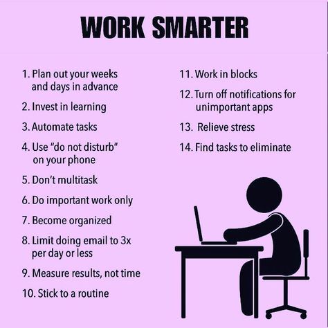 The BOSS Network on Instagram: “Work Smarter Boss! 💪🏾#BossTip” How To Get Smarter, How To Be Smart, Work Advice, Best Study Tips, Work Habits, High School Survival, Effective Study Tips, How To Become Smarter, Study Techniques